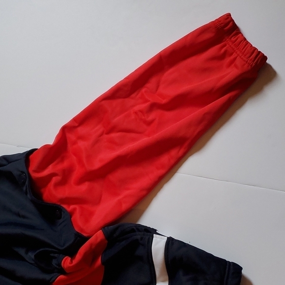 Fila Track Jacket Mens Size 45 Snap Sleeves Vintage Red White Blue Y2K - Picture 4 of 15